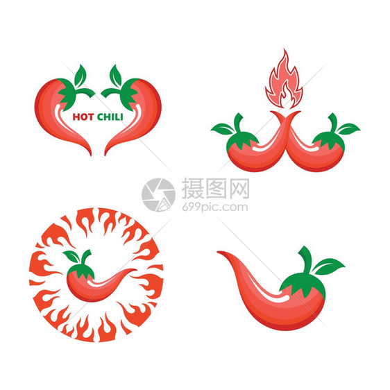 Chili图标矢量说明设计模板图片