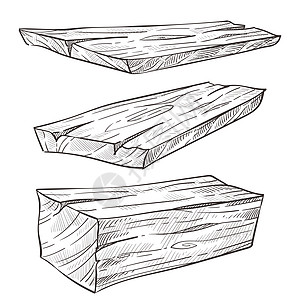 建筑素描插画