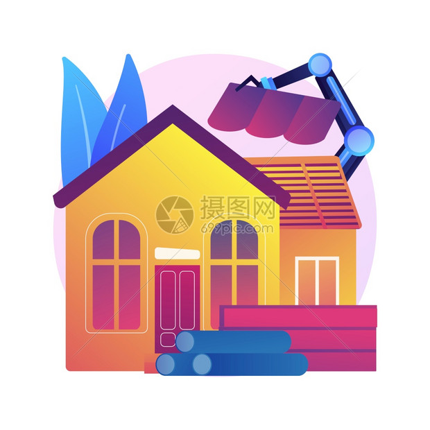 自动建筑设备抽象概念矢量说明机器人挖掘建筑业自动化技术智能机械ai重设备抽象隐喻自动建筑 设备抽象概念矢量说明插画图片下载 正版图片306580488 摄图网