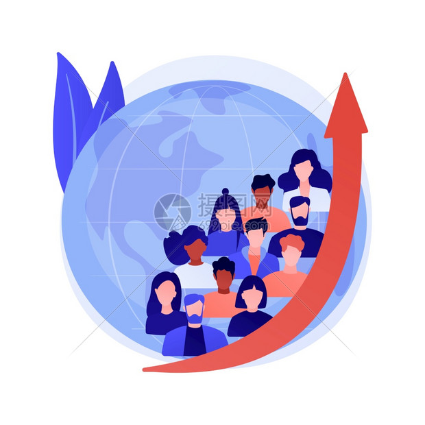 人口普查服务世界人口爆炸的数量增长自然率人口过剩统计抽象比喻人口