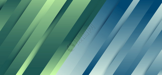 蓝度和绿梯的平面线蓝色和绿梯度动态影子背景和纹理摘要溢价图片