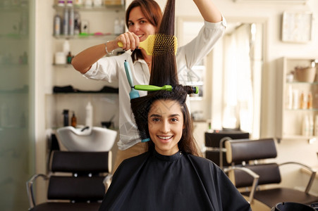 发型师廊客户美容专业服务梳理发师工工士图片