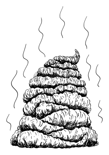矢量卡通插图说明大堆粪便或插画图片下载-正版图片306595904-摄图网
