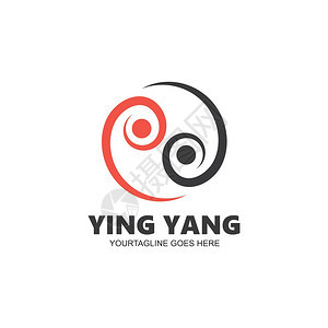 yinyyyyang人概念设计矢量图标插模板图片