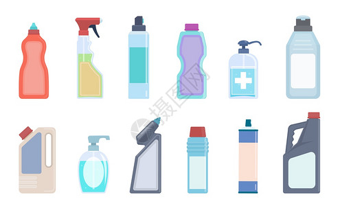 洗涤剂瓶塑料容器的清洁用品漂白和家化学品瓶的清洁用厨房厕所和家用病媒的清洁洗用品厕所和家病媒的清洁品洗涤剂瓶塑料容器的清洁用品漂图片