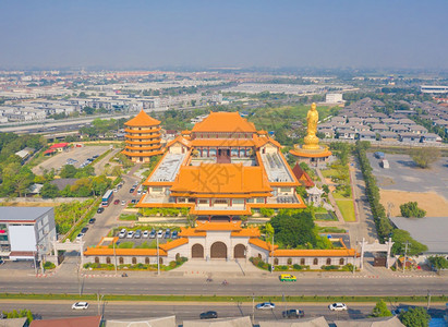 位于泰国曼谷市中心清开石纪念堂ChiangKaiShekMemorialHall的NationalFoGuangShanThai图片