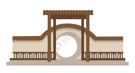 日本或遗产传统建筑外部的日本或传统建筑吸引力平式矢量亚洲建筑东方矢量木庙图片