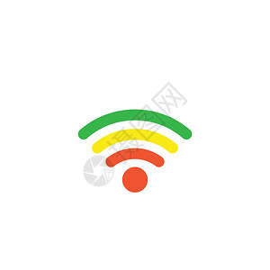 四川广播电视塔地区freewifi矢量说明图标设计插画