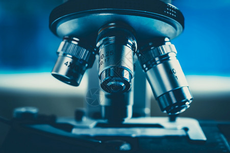 实验室生物学研究医微生物或技术设备冠状共效19疫苗研制的生物学研究科显微镜图片
