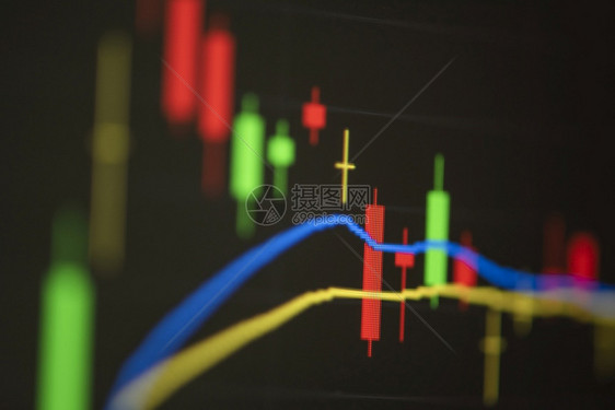 股票市场数字图表商业指数证券交易所分析投资金融显示危机股票崩溃增加收益和利润的金融影响或Forex图表图片
