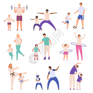 家庭健身运动休闲时间图片