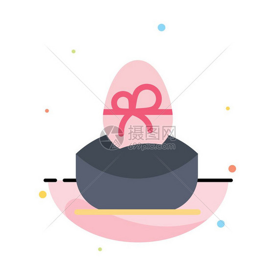 礼品油复活节鸡蛋食品摘要粉色平板图示模图片