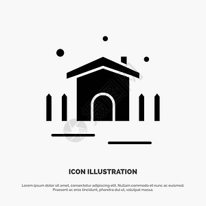 sky point观景台glyph图标矢量插画