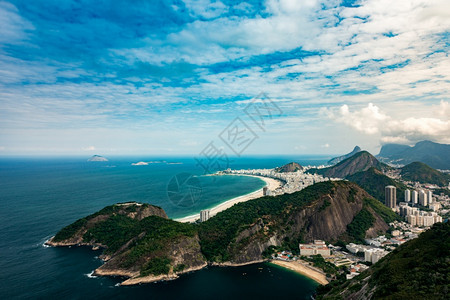 里约热内卢山背景图片