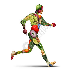 作为锻炼和吃水果及蔬菜的一种健康生活方式饮食和健康以减肥因为一个人在跑步或慢时会用新鲜产品做成图片