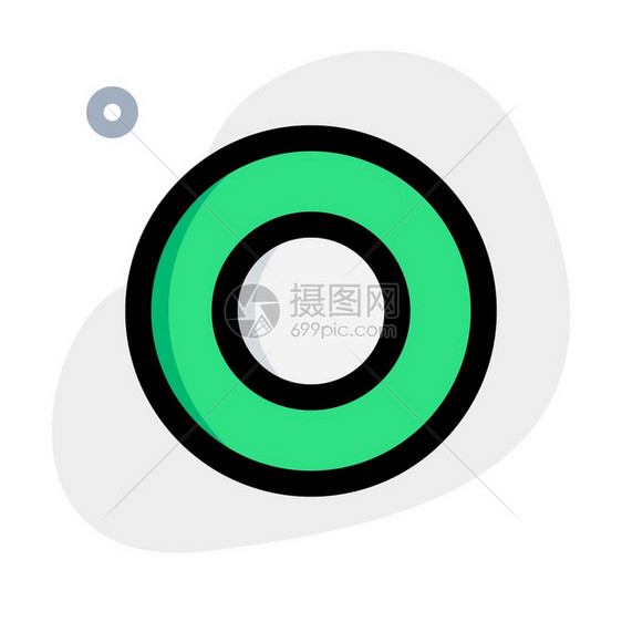 应用程序中录音的按钮绿色矢量设计图标图片