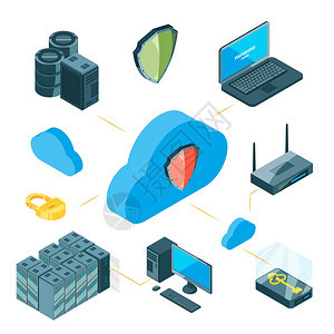 数据保护矢量概念数据保护矢量概念测云储存信息学说明安全数据中心字连接网络安全测量云储存信息学图片