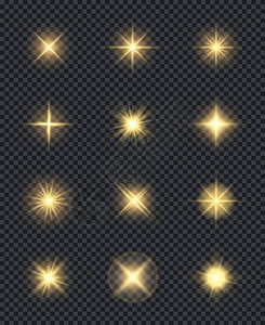 亮的恒星的光效应点了庆祝矢量的符号星亮效果耀斑插图星的效应点了庆祝矢量的符号点亮现实光的效应点了庆祝矢量的符号点亮图片