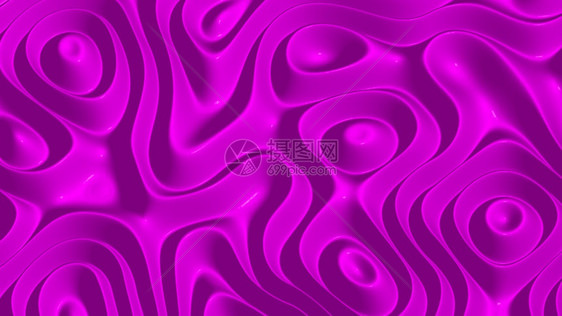 3D彩色条纹波行的插图图片