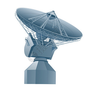射电望远镜卡通图片