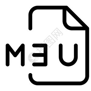 M3U是多媒体播放列表的计算机文件格式图片