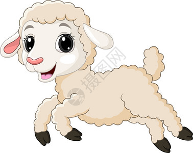 巴黎铁塔下跑步的人插画