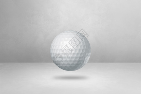 白高尔夫球以空工作室背景孤立3D插图白高尔夫球以空工作室背景图片
