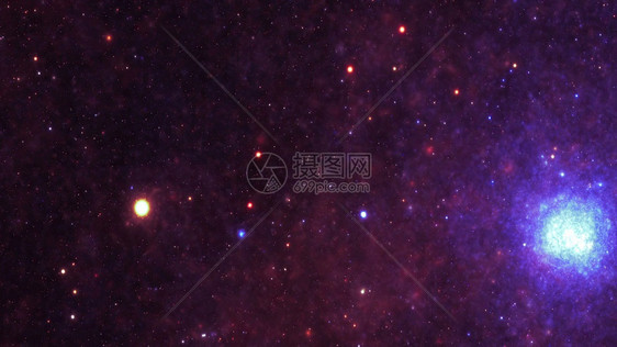 夜空中星云和系的恒图片