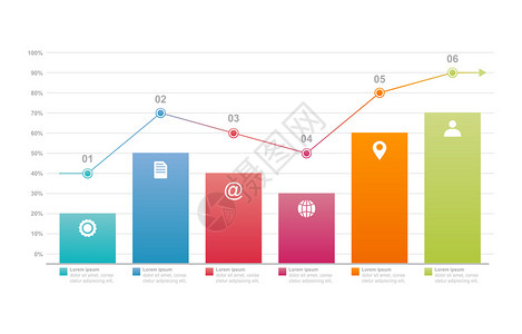 图表统计商业信息内容模板图片