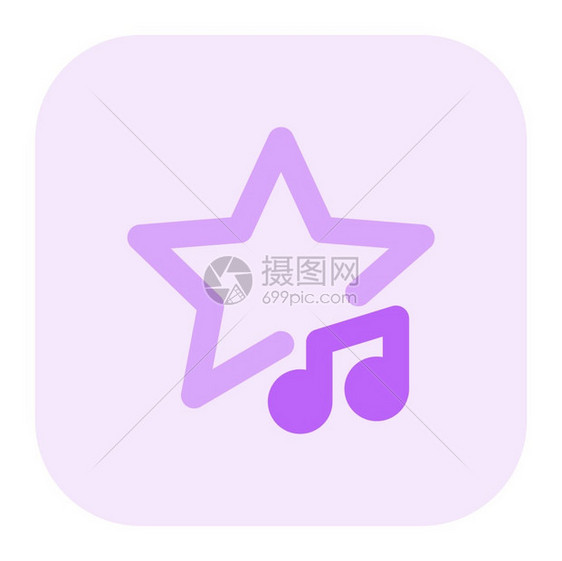 星号Logotype正在线播放图表音乐图片