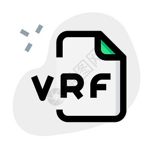 VPF文件格式黑色矢量图标图片