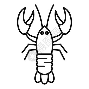 白灼罗氏虾插画_白灼罗氏虾卡通_白灼罗氏虾插图_手绘_板绘_摄图网