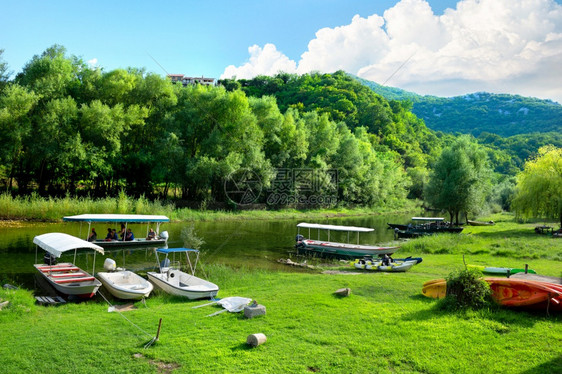 RijekaCrnojevicaCrnojevica的惊人景象黑山Skadar湖公园RijekaCrnojevica的惊人景象图片