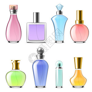 香水玻璃瓶模型图片