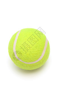 白色背景的现代网球图片