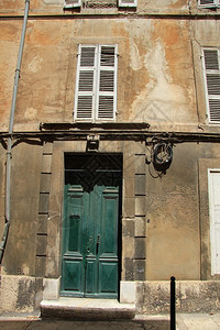 法国普罗旺斯州艾克街与传统外墙图片