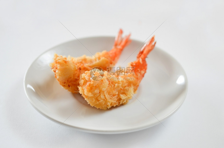 炸虾仁天妇罗是日本料理图片