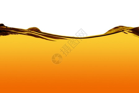 白底隔离的橙色水线图片