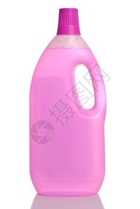 白底带粉红色液体的白塑料瓶图片