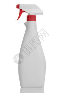 白色背景的喷雾瓶背景图片