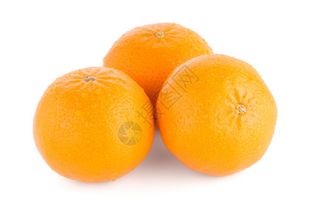 白底孤立的柑橘或普通话背景图片