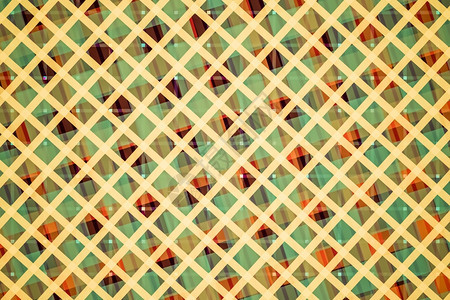 黄色橙绿计算机生成了抽象几何模式作为纹理和背景图片