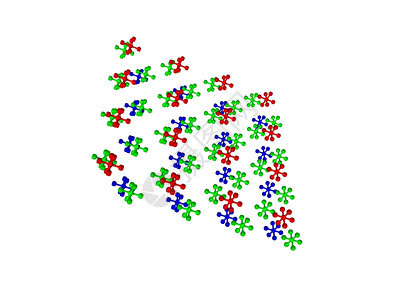 抽象RGB形状背景3d图片