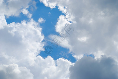 生动的天空背景云形图片