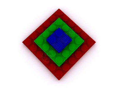 红色金字塔背景