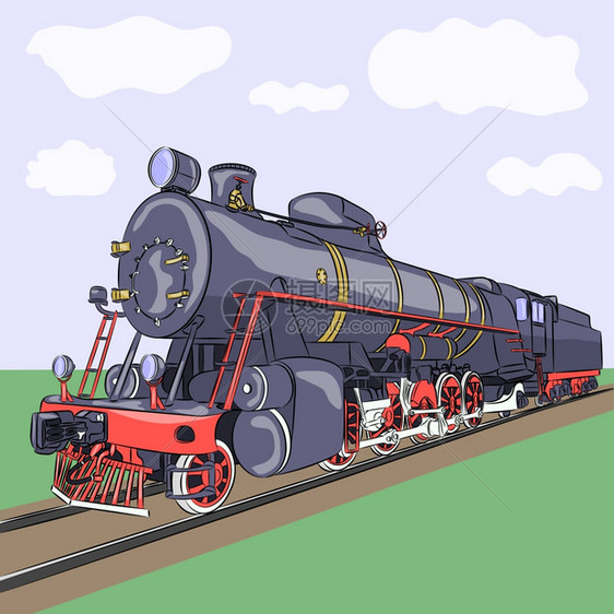 蒸汽火车图片