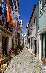 里斯本旧街道葡萄牙里斯本阿尔法马历史古老街道图片