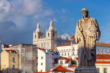 葡萄牙圣维森特德福拉修道院里斯本背景图片