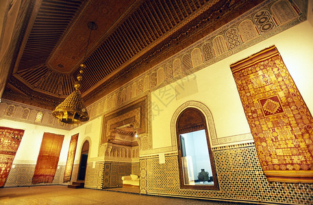 PalaceKoubbaBaadiyn在北非摩洛哥老城马拉喀什图片