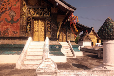 苏提斯塔西亚老挝北部琅勃拉邦老城的TempelXiengThong亚洲老挝琅勃拉邦图片